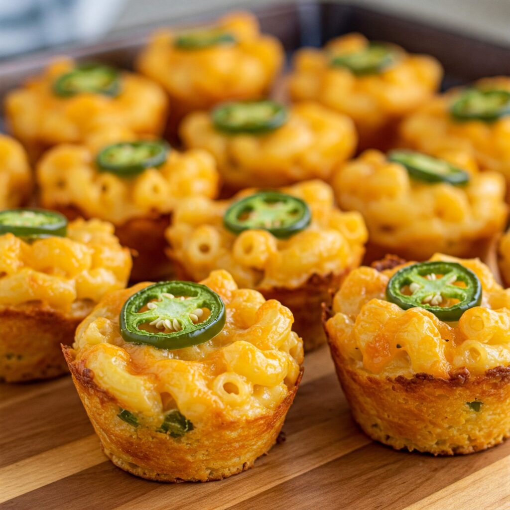 Jalapeño Mac and Cheese Bites