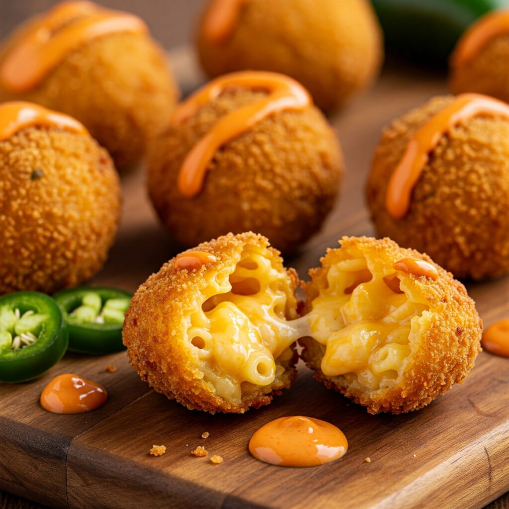 Jalapeño Mac and Cheese Bites